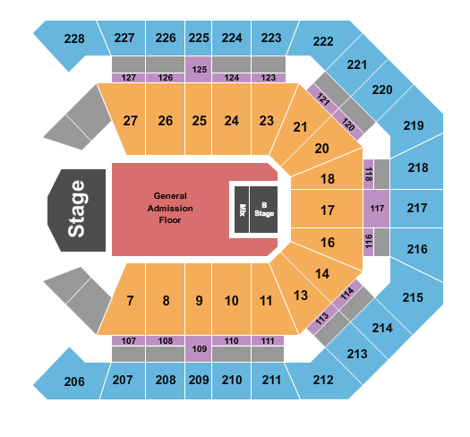 MGM Grand Garden Arena Tyler, The Creator Seating Chart